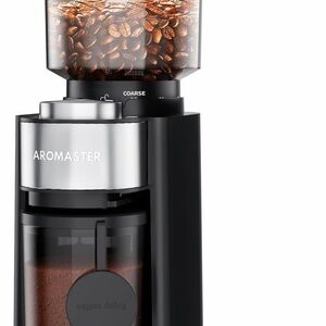 Aromaster Conical Burr Coffee Grinder with 25 Grind Settings ***NEW***